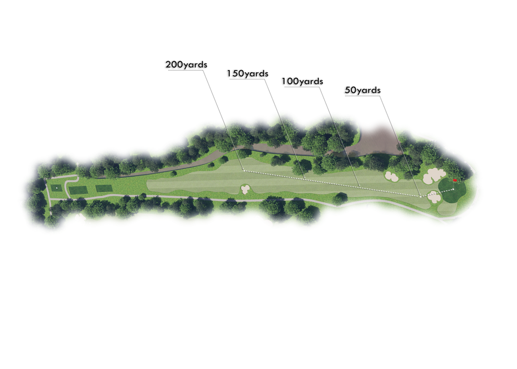 CENTRAL 10홀 코스 레이아웃