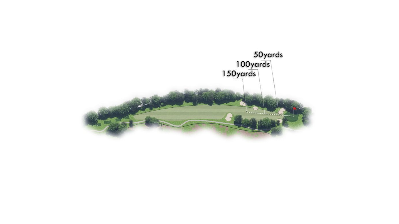 CENTRAL 16홀 코스 레이아웃