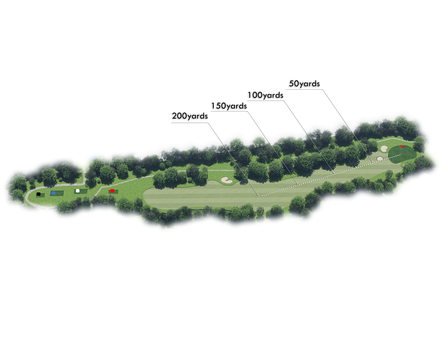 ROYAL 1홀 코스 레이아웃