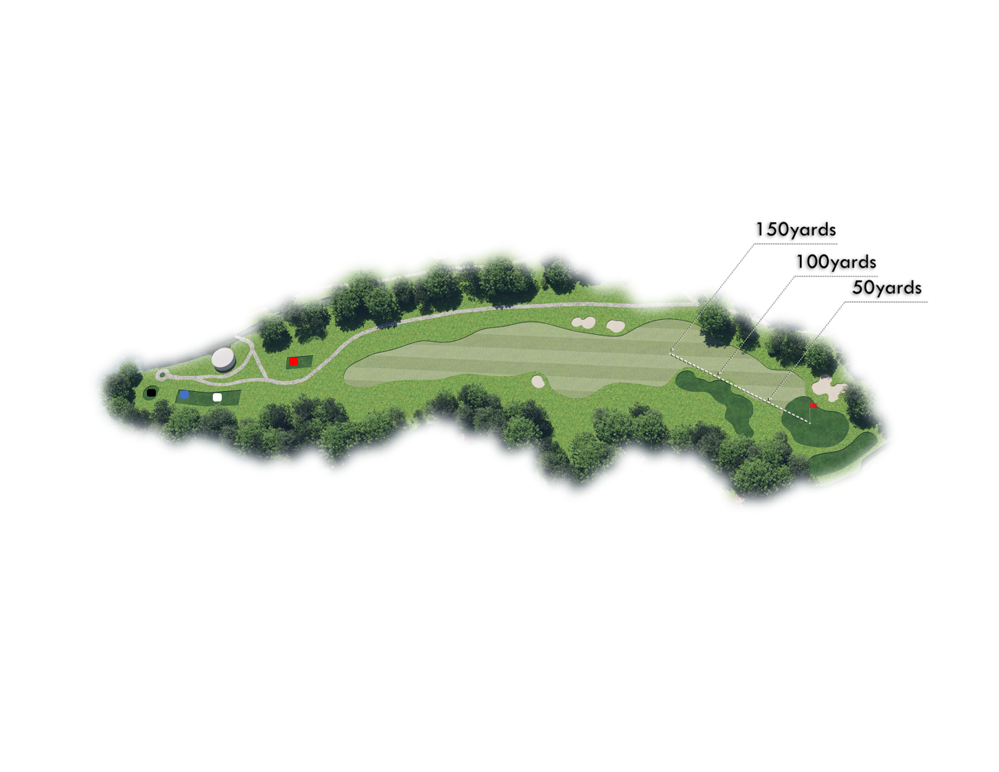 ROYAL 6홀 코스 레이아웃